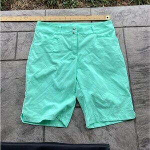 Blokecore gorpcore nostalgia earthy artisanal Adidas GOLF SHORTS SZ: 6